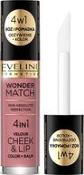 Eveline Wonder Match Velour Cheek Blush and rúž 02