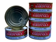 KRÁĽOVSKÁ SARDINKA V RAJČINOVEJ Omáčke 6x 240g