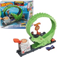 HOT WHEELS CITY CROCODILE LOOP + SET VOZIDLA