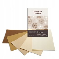 KARTÓNOVÝ SCRAPBOOKING PAPIER HNEDÝ KARTÓNOVÝ BLOK