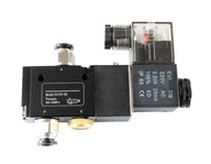 Pneumatický solenoidový ventil 3/2 1/4 NC 220VAC konektor