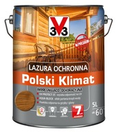 V33 impregnačná a ochranná lazúra svetlý dub 5L