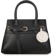 BLACK BAG Aktovka Classic BAG POMPON Hrudná taška Elegantná kožená