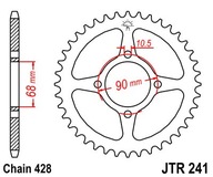 JT JTR241.53 ZADNÉ OZUBENÉ KOLO