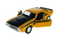 WELLY 1970 DODGE CHALLENGER T/A YELLOW 1:34 NOVINKA