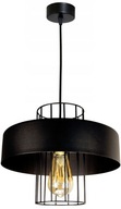 VEĽKÁ Závesná lampa Luster Plafon Black LOFT LED