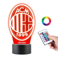 Nočná lampa AC Milan Club 16 farieb LED PLEXIDO