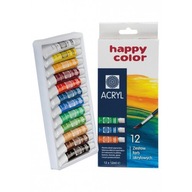 Akrylové farby 12 farieb 12 ml HappyColor