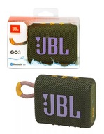 PRENOSNÝ REPRODUKTOR JBL GO 3 / ZELENÝ / ZELENÝ / VODEODOLNÝ / BLUETOOTH