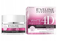 Eveline White Prestige 4D bieliaci a regeneračný nočný krém 50 ml