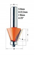 CMT NOSNÍKOVÁ REZAČKA 8mm 25° 936.190.11