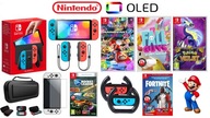 Nintendo SWITCH Oled 64GB Neon + herná sada + sklo + puzdro + 2 volanty