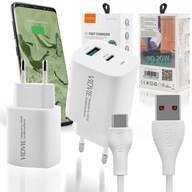 SET | RÝCHLA SIEŤOVÁ NABÍJAČKA USB TYP-C + KÁBEL TYPU C | PD20W 3000mA