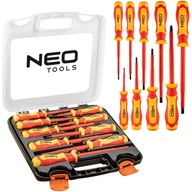 NEO TOOLS 04-142 SÚPRAVA SKRUTKOVAČOV ELEKTRICKÉ SKRUTKOVAČE, OCEL 1000V 9 KS.