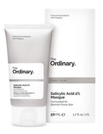 The Ordinary - ílovo-uhlíková maska ​​s 2% kyselinou salicylovou 50ml