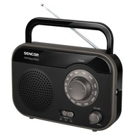 Analógový rádiový prijímač SENCOR SRD 210B, čierny