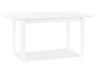Stôl DIEGO II 120(160)x68 biely matný rozťahovací stôl