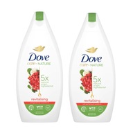 Revitalizačný gél Dove Care by Nature 400 ml x 2