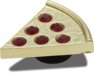 Ozdoba na topánky Crocs Jibbitz Gold Pizza Slice Pin