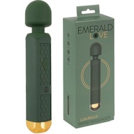 Luxusná prútiková masážna palička Emerald Love, USB