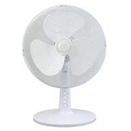 Biely stolný ventilátor 12