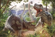 Plagát Dinosaur Fight David Penfound 61x91,5 cm