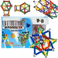 Bloky Magnetické guličky +60 el. Magnety MAGNASTIX