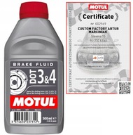 MOTUL DOT 3 DOT 4 BRZDOVÁ KVAPALINA MOTOCYKLOV 500ml