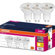 3x GU10 LED žiarovka 4,5W = 35W 3000K OSRAM Hodnota