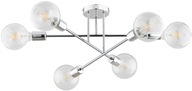 Edison Chrome Led Loft Luster Závesné stropné svietidlo