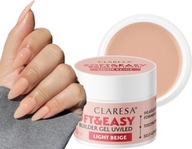 CLARESA SOFT&EASY BUILDING NAIL GEL S TIXotropiou SVETLO BÉŽOVÁ 90G