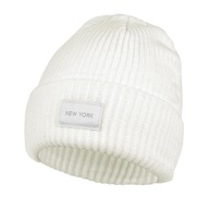 MORAJ dámska klasická čiapka BEANIE, teplá ECRU