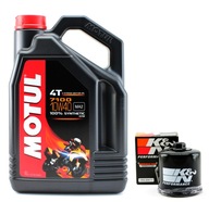 Olej MOTUL 7100 10W40 4t 4l má 2 voľný filter KN138