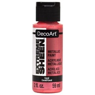 METALICKÁ FARBA Extreme Sheen DecoArt koralová 59ml