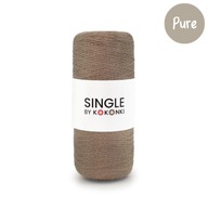 Niť Priadza SINGLE Pure KOKONKI tmavo béžová MERINO