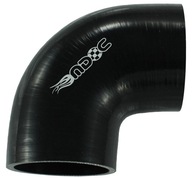 MDC SILIKÓNOVÉ KOLENO 80mm 90s BLACK sanie turba