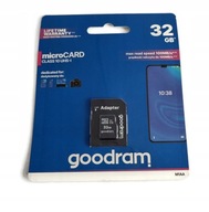 Pamäťová karta microSD SDHC Goodram 32GB adaptér