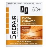 Nočný krém AA Age Technology 60+ Golden Treatment