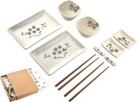 TRADIČNÝ ELEGANTNÝ PORCELÁNOVÝ SUSHI SET