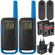 MOTOROLA T62 KRÁTKOLVLNÉ RÁDIO WALKIE TALKIE 2 ks