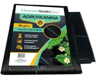 AGRO LÁTKA 70G AGRO NETKANÁ ČIERNA ROHOŽKA 3,2x10m