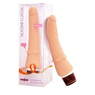 Silikónové dildo Classic - nahé