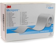 3M Micropore 1,25 cm x 9,1 m, 24 ks. biela - 1530-0