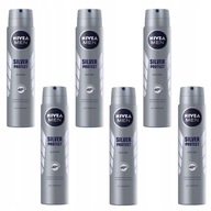 NIVEA MEN Silver Protect Pánsky antiperspirant v spreji do podpazušia 200ml x6