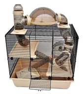 KLIETKA HAMSTER CAGE TEDDY LUX ROCKY TERASA DRINKER