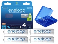 4X BATÉRIE PANASONIC ENELOOP R06/AA 2000MAH JAPONSKÉ BATÉRIE + BOX