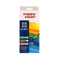 Akrylová farba 12col 12ml Happy Color