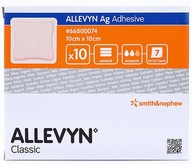 Smith Nephew ALLEVYN Ag Lepidlo 10 x 10cm 10ks.