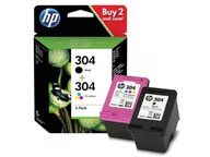 ORIGINÁLNY ATRAMENT HP 304 SET black+color 3JB05AE