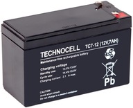 BATÉRIA AGM Technocell TC 7Ah 12V AUTÍČKO